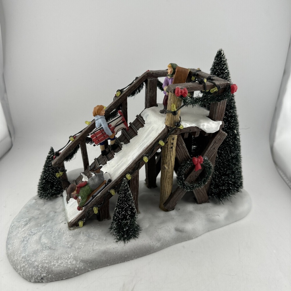 Dept 56 Christmas in the City "City Sledding" #56.59423 EUC